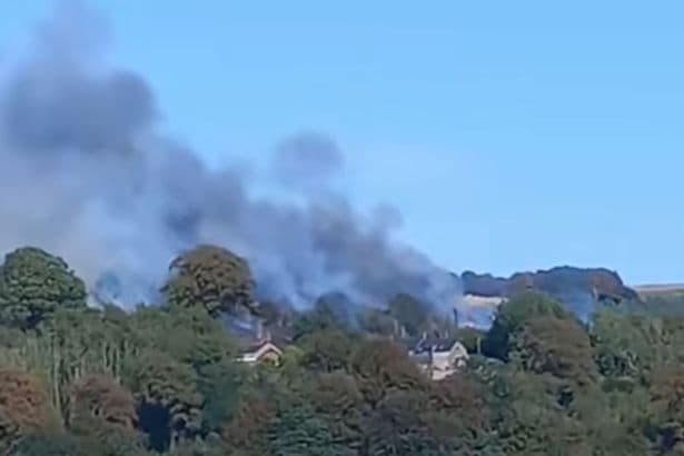 Five homes completely destroyed as fire rips through residential street in Caerphilly borough