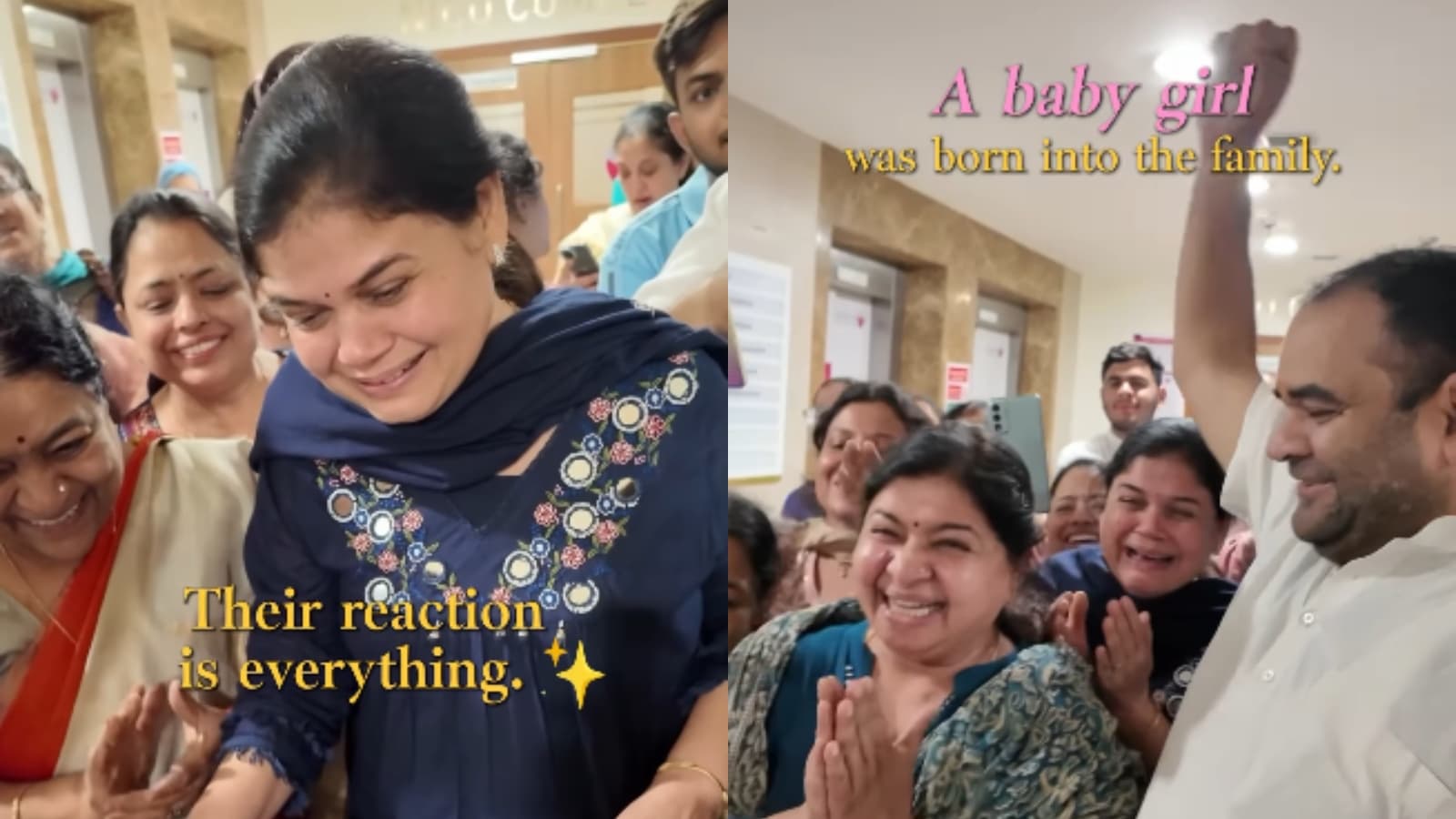 After 52 years, family welcomes first baby girl with tears and applause