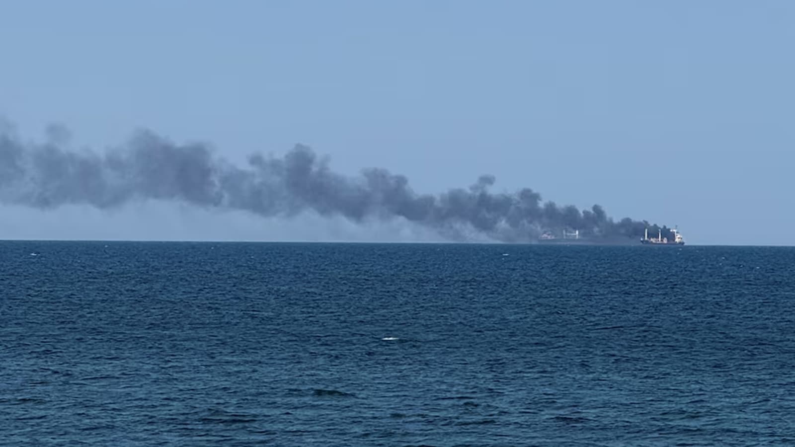 Oil tanker explodes in Strait of Hormuz after hitting naval mine, says Iran