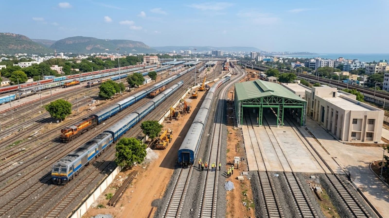 Indian Railways approves Rs 299 crore Visakhapatnam Coaching Yard upgrade to handle more trains