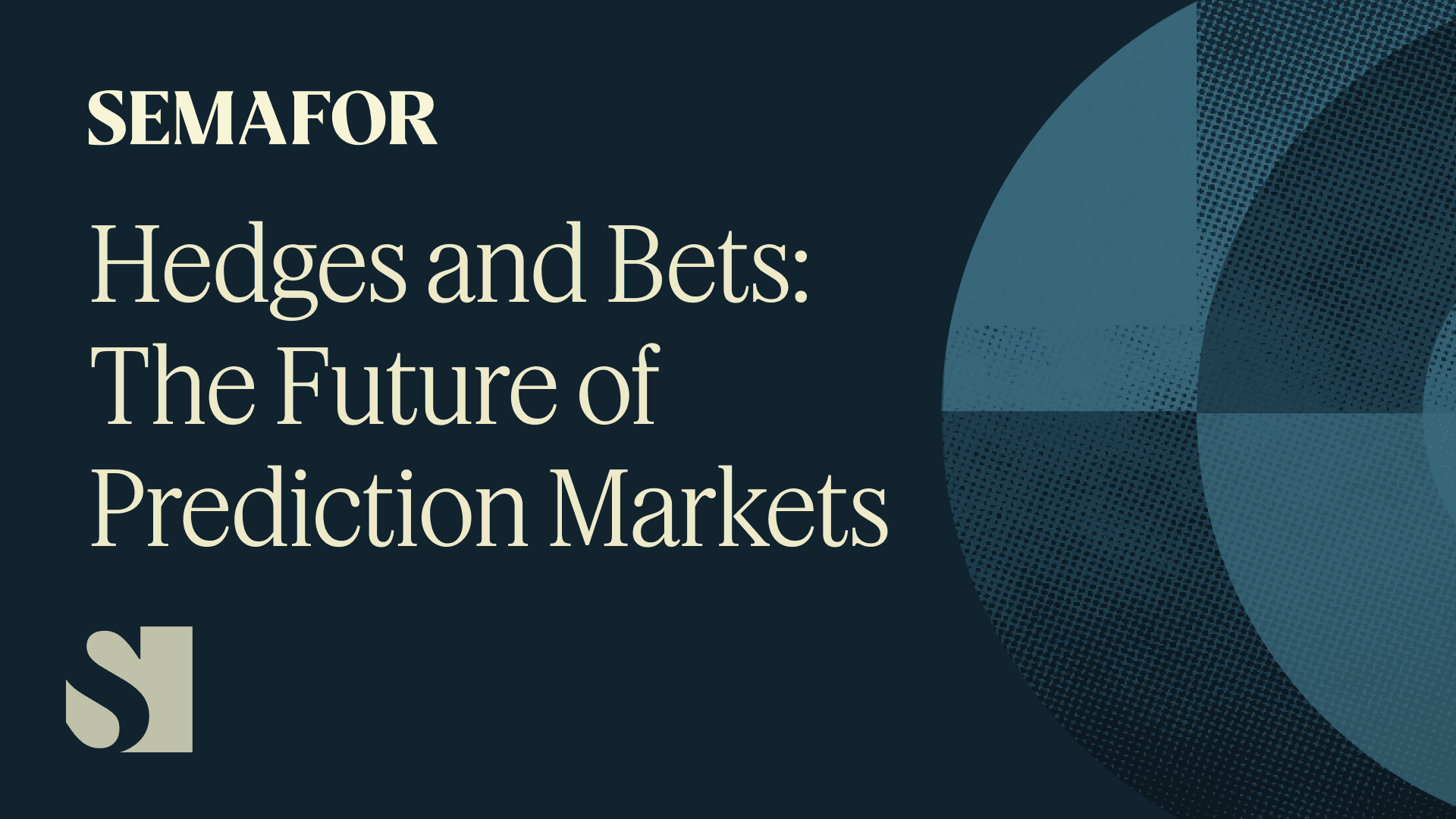 Hedges and Bets: The Future of Prediction Markets