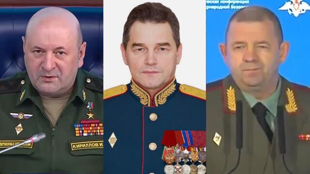 At least six assassination attempts have targeted Russian generals away from the front line over the past two years — three of them fatal