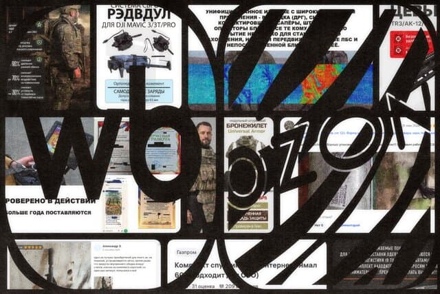 Despite Ukrainian strikes, Russian online marketplaces Ozon and Wildberries are still selling supplies for Russia’s military. Here’s what we found.