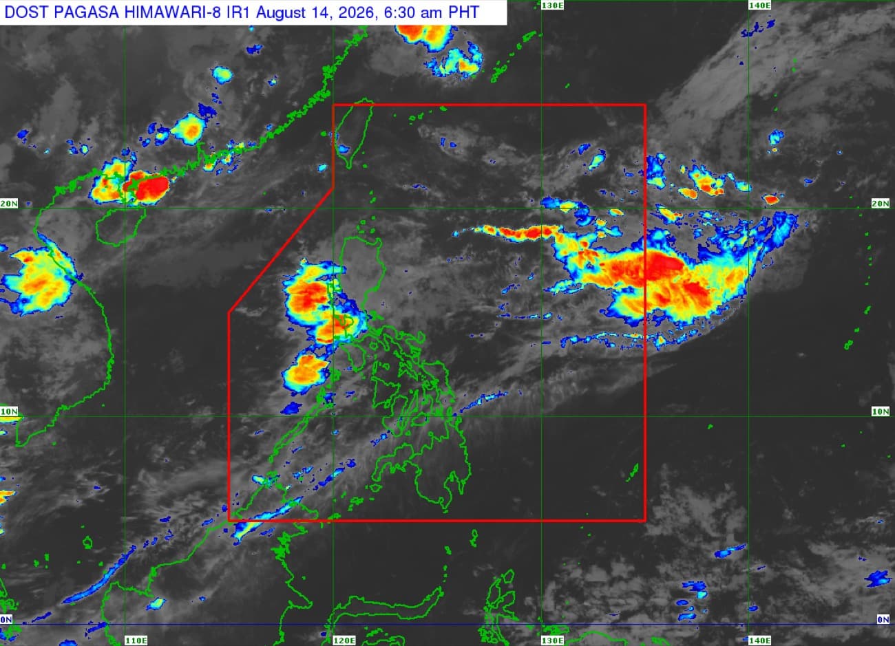 Pagasa: Monsoon rains prevailing over parts of Luzon, Visayas on Friday