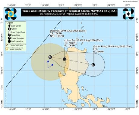 Tropical Storm Maymay update: Signal No. 2 in 8 N. Luzon areas