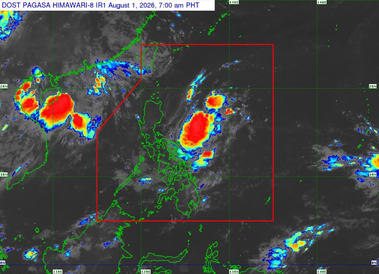LPA’s trough to bring rains over parts of Luzon, Visayas on Saturday