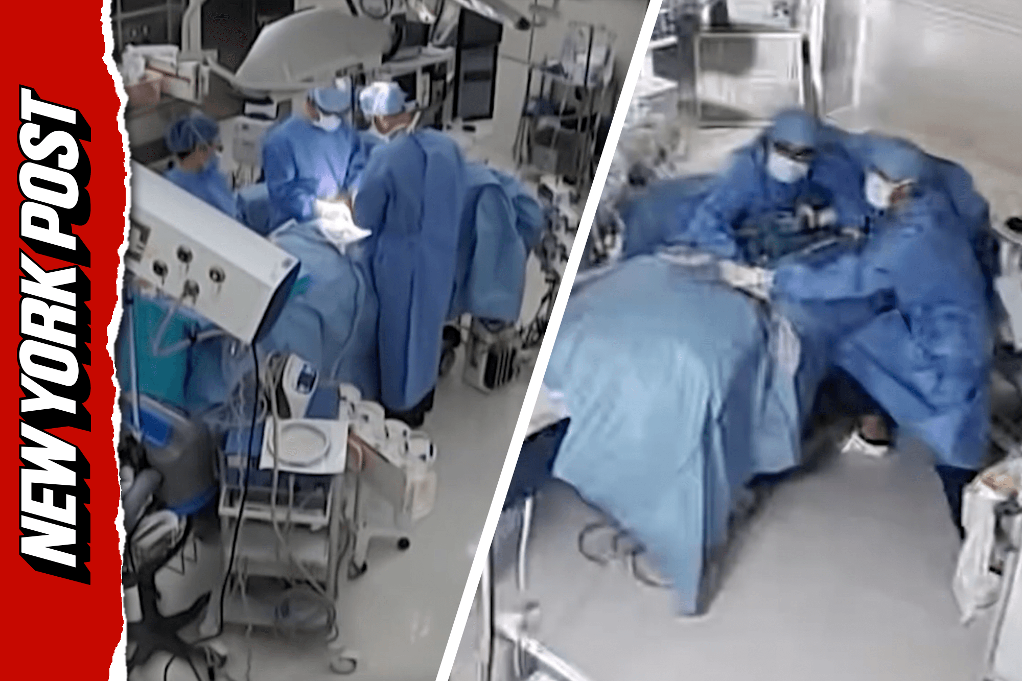 Surgical team clings to patient while earthquake rocks Japan