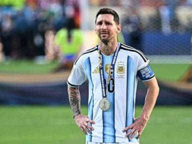 Messi's Argentina career in numbers