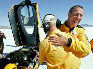 Driver who broke the sound barrier attempts another land speed record in Utah