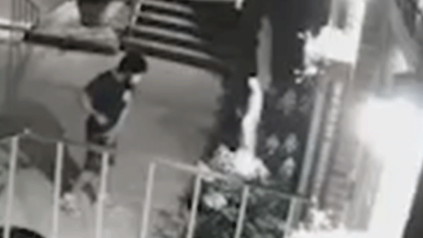 Masked man caught on camera smashing Virgin Mary statue with a hammer outside NYC church