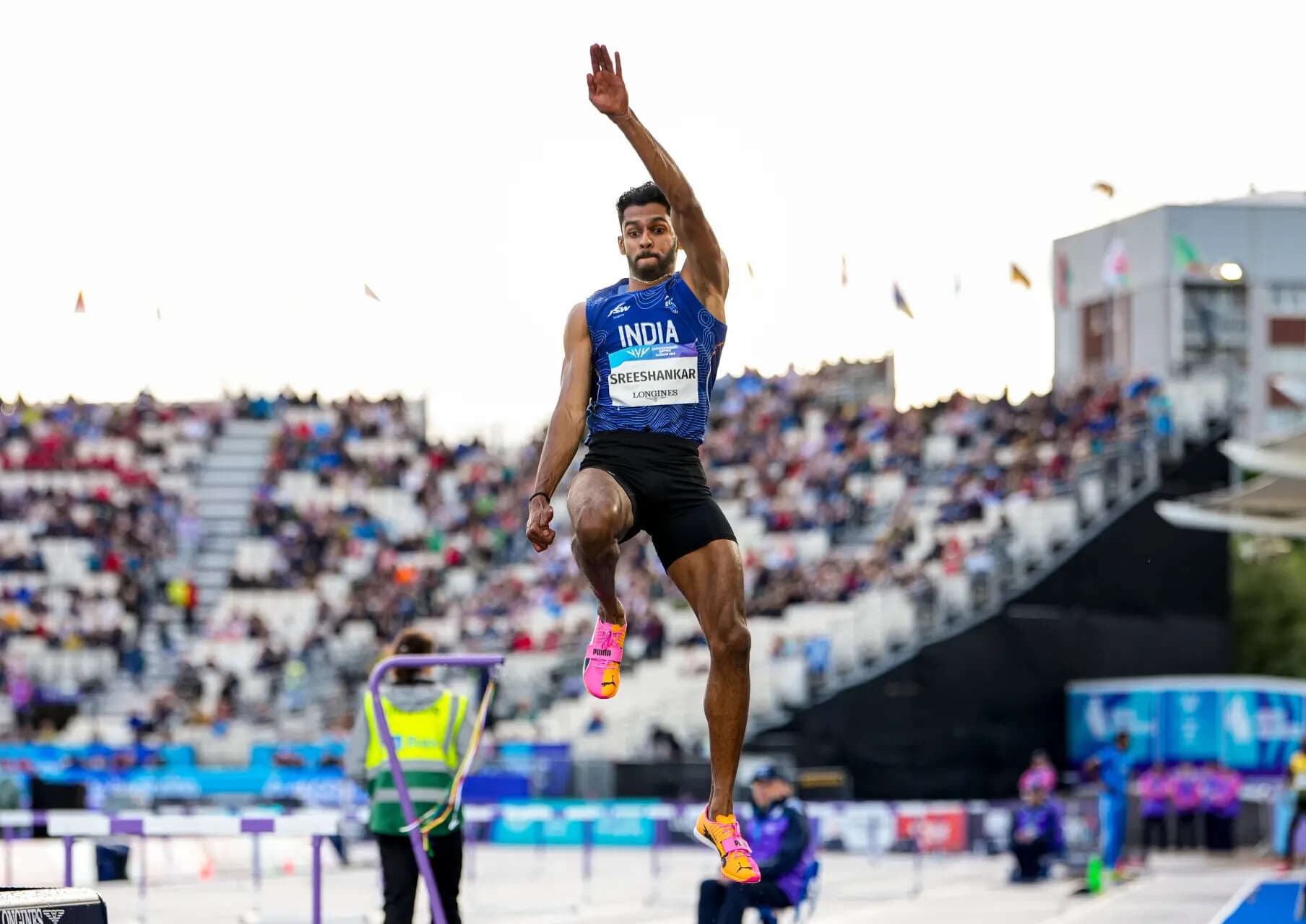 Murali Sreeshankar bags Silver in thrilling long jump final, misses Gold by 6 cm