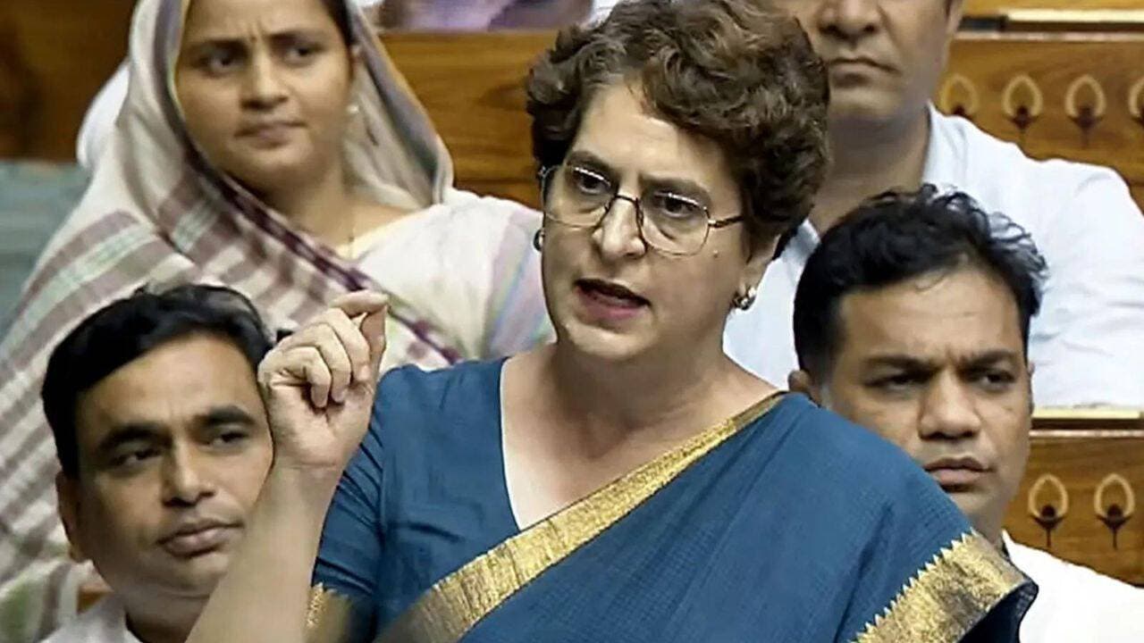 Priyanka's 'gaumutra expert' remark stirs row, over 200 academicians slam Lok Sabha MP