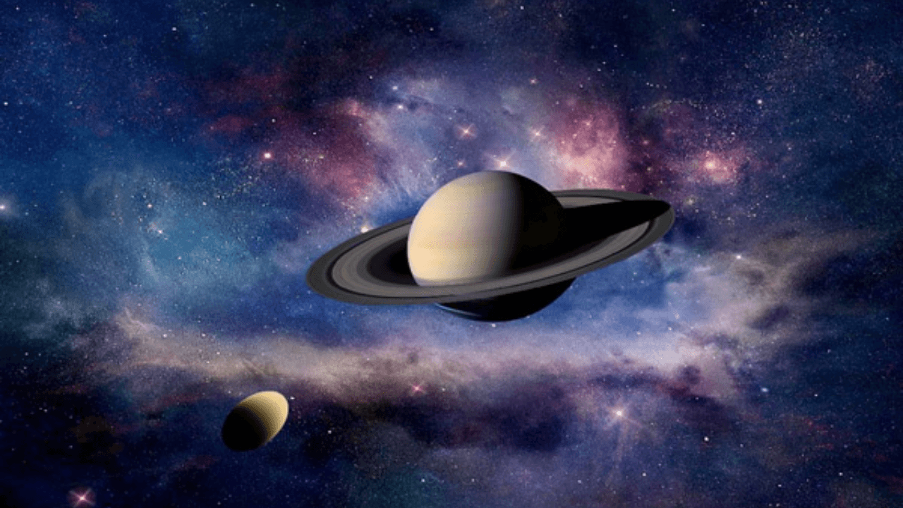 Titan has clouds, rain and rivers; each season lasts over 7 Earth years