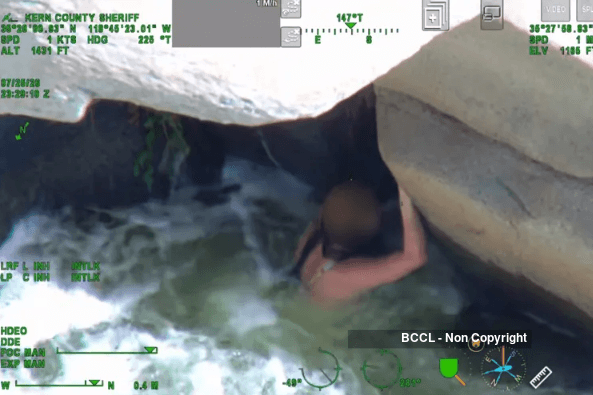 California woman rescued after being swept down Kern River rapids