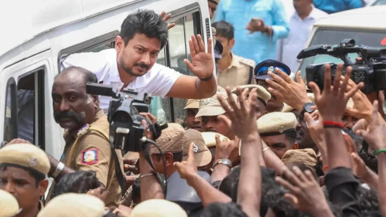Udhayanidhi Stalin held for 'sexual remark' linking CM Vijay; freed on bail hours later