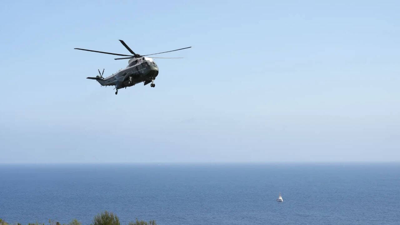 Why was a plane allowed to take off as Trump's helicopter approached
