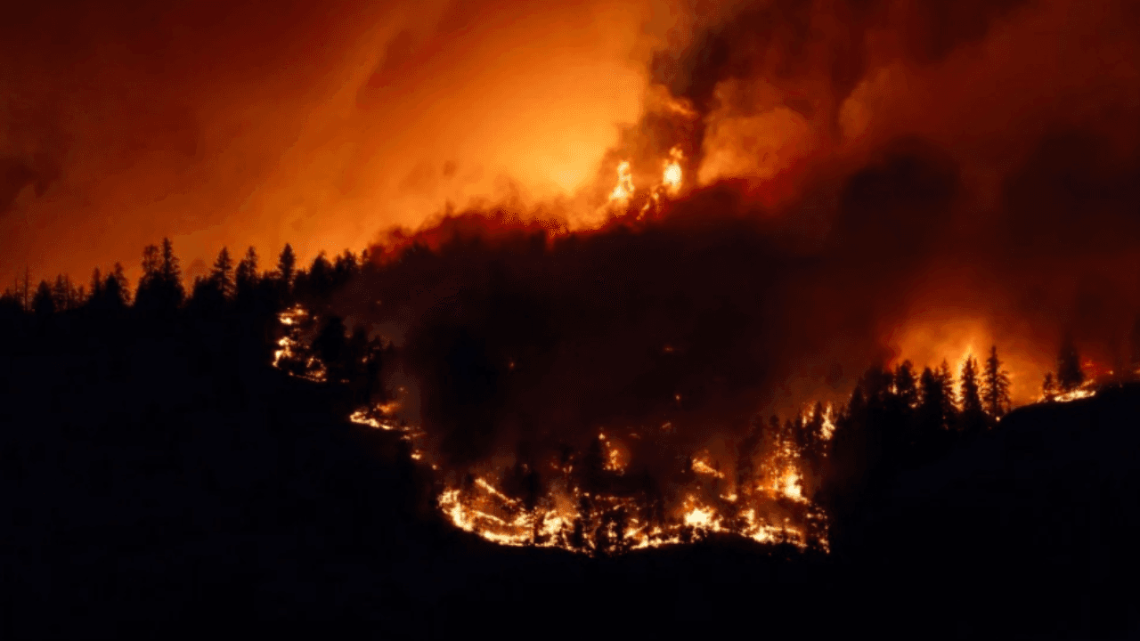 ‘Like a bomb going off’: British Columbia wildfire triggers mass evacuations