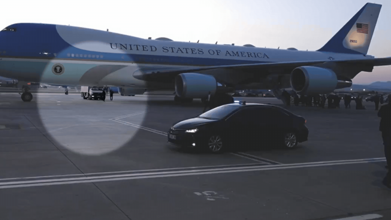 Video shows how Trump snuck out of Turkey using a catering truck