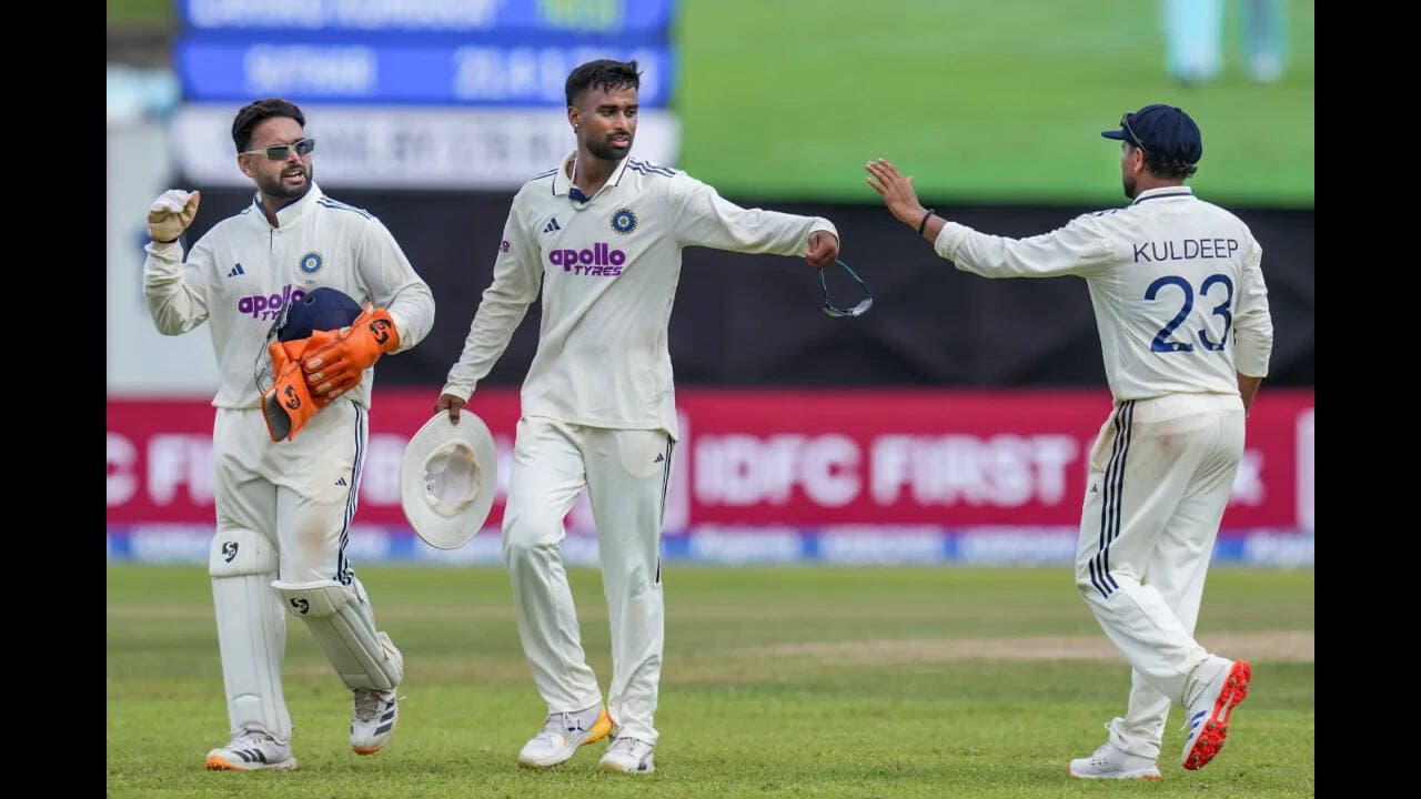 1st Test: Suthar, Jadeja spin India into commanding 178-run lead over Sri Lanka