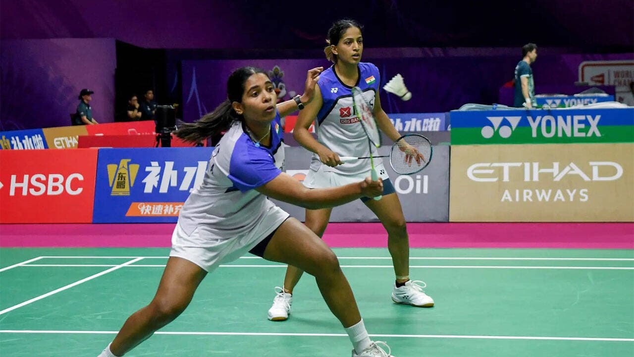 BWF Worlds: Treesa-Gayatri stun 7th seeds to reach quarters, medal one win away