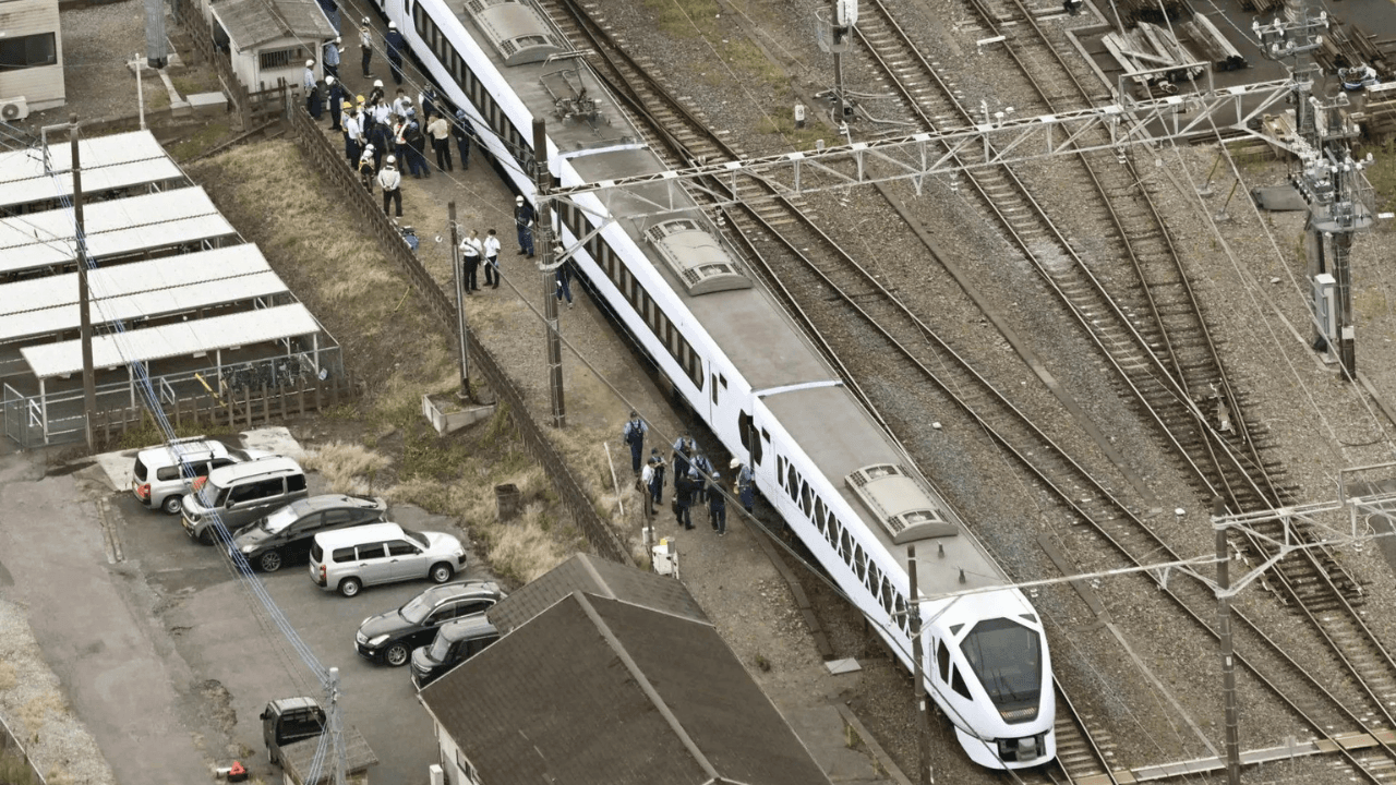 Express train kills 4 workers carrying out weed-control work on tracks in Japan