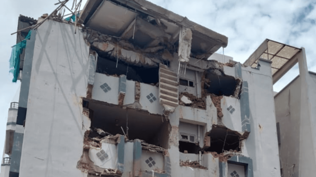 7-storey under construction building collapses in Hyderabad, 2 dead
