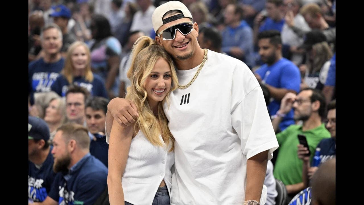 Brittany Mahomes catches Golden Raye’s sweet escape as Patrick gets called in