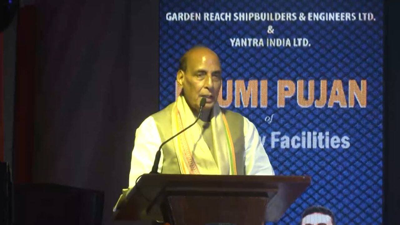 Bengal gets Rs 3,500 cr defence push: Rajnath lays foundation for 5 projects