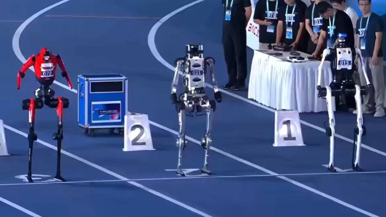 Chinese humanoid robots beat Bolt's 100m time and human high-jump mark