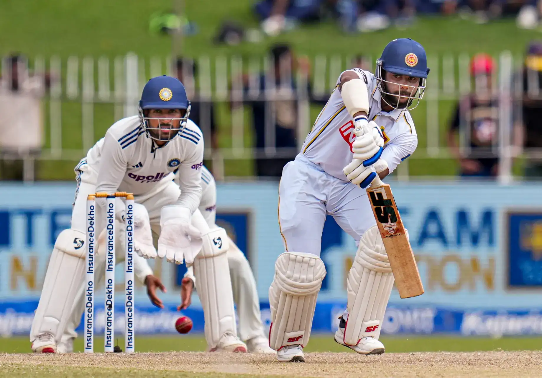 Dinusha’s 55 not out lifts Sri Lanka to a 116-run lead at lunch on Day 5 of 2nd cricket test