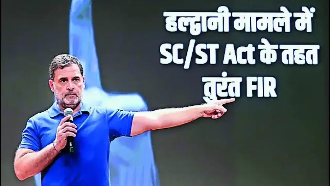 Congress & BJP clash over Haldwani ‘purification’ row, Rahul seeks FIR
