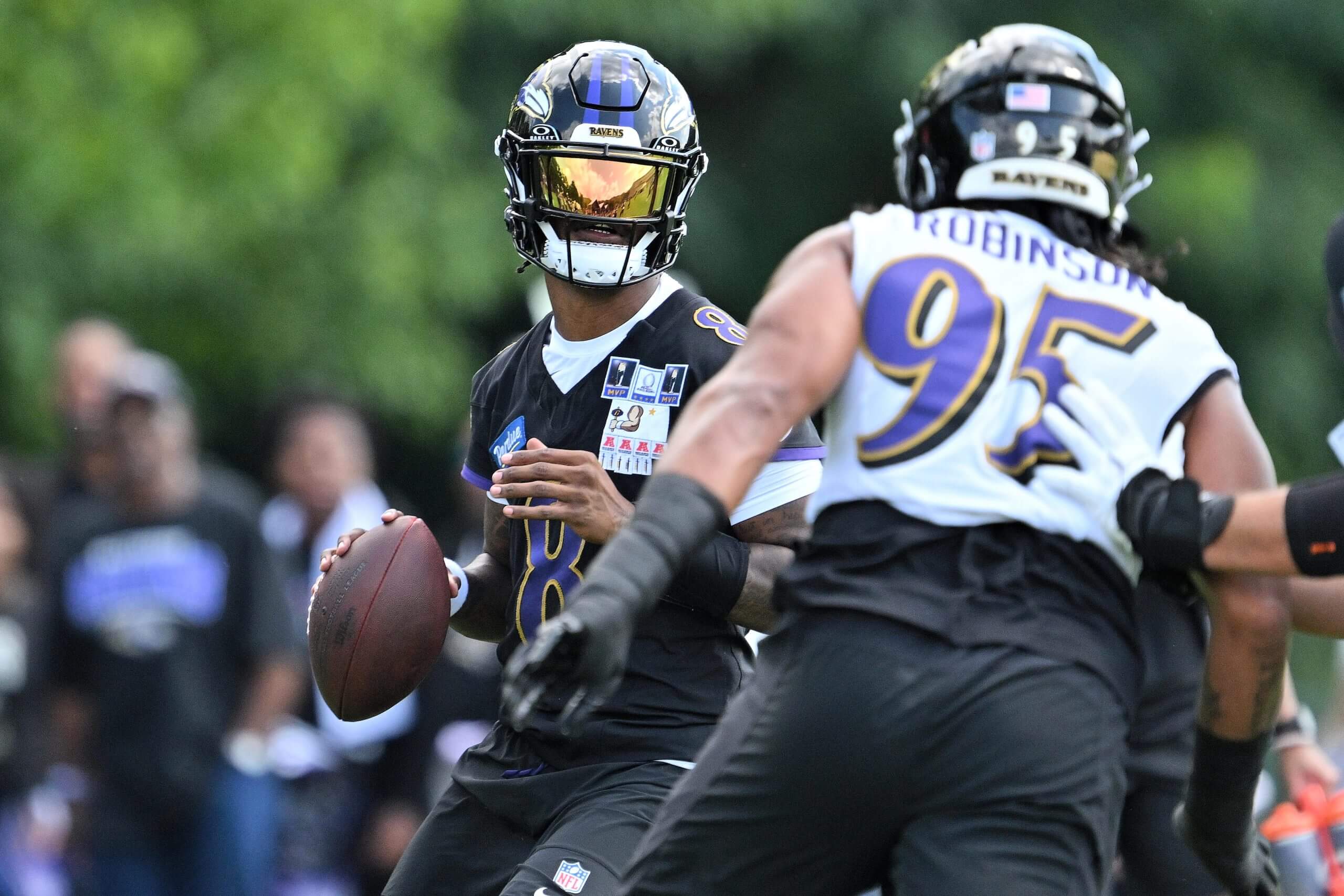 Lamar Jackson expressing a sense of urgency as Ravens begin camp under Jesse Minter