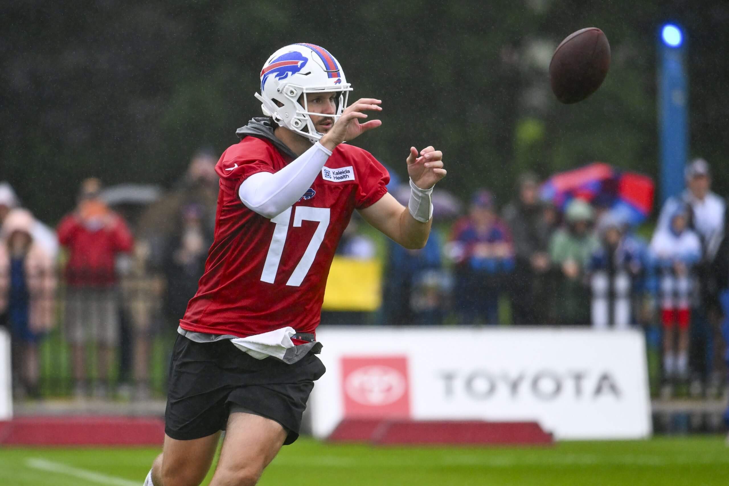 Bills training camp: Josh Allen-DJ Moore chemistry builds early