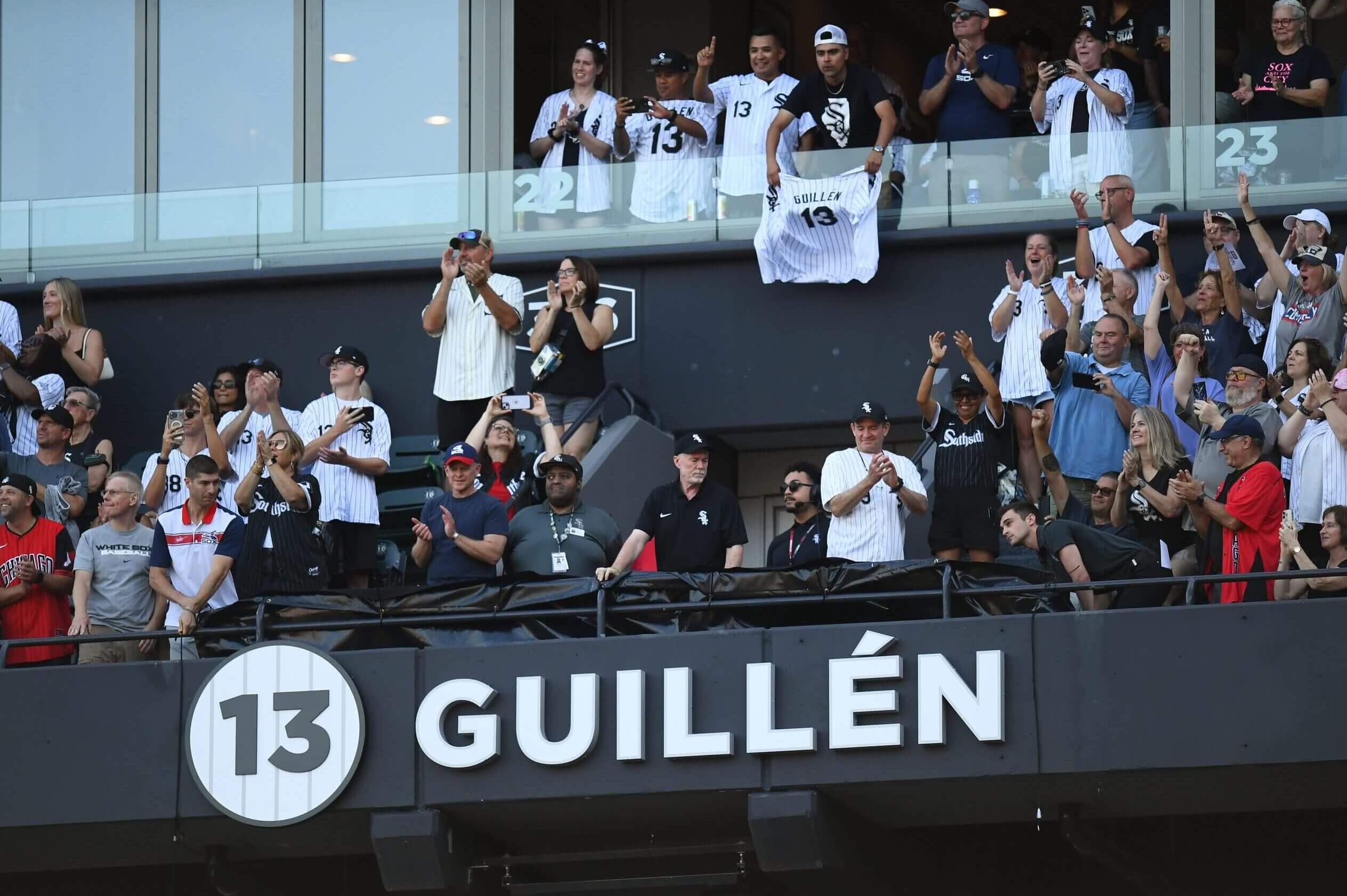 Ozzie Guillén's lucky No. 13 will now hang forever with the White Sox