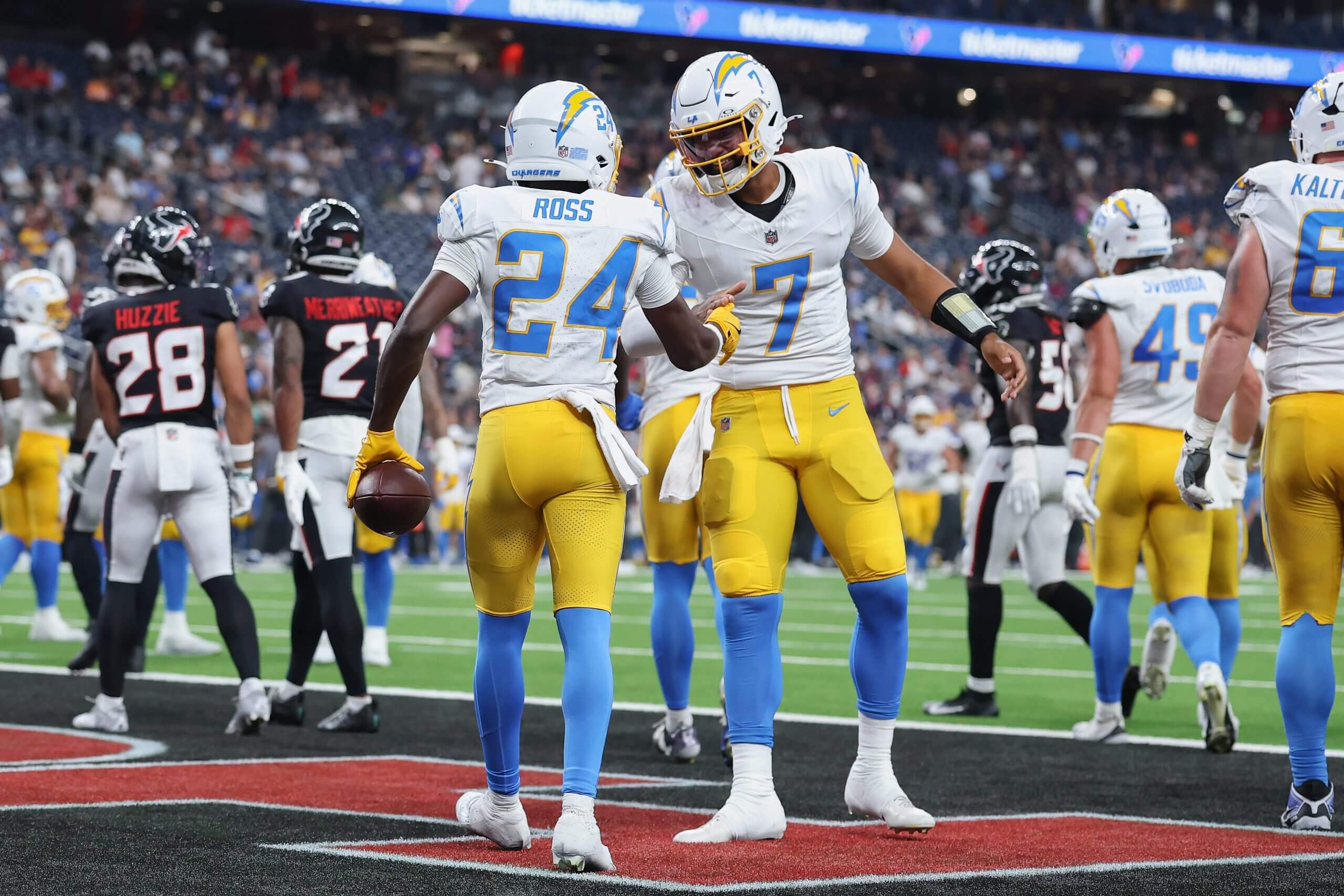 Takeaways from Chargers' preseason win over the Texans: QB2 battle is on