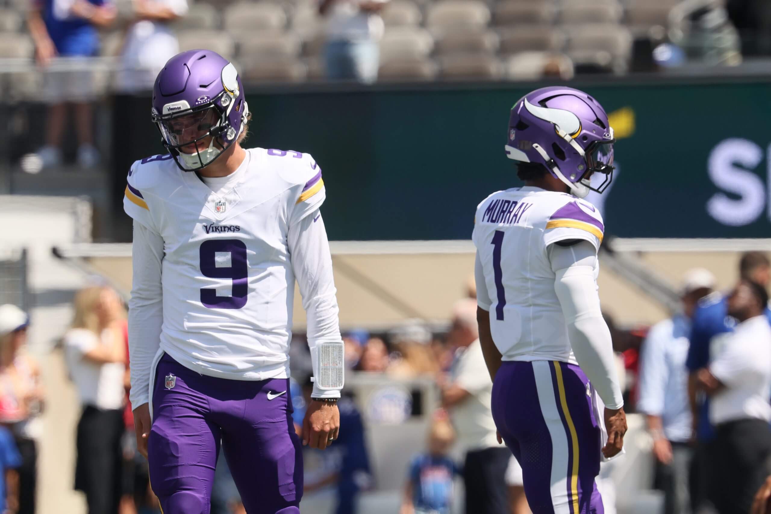 What we saw from Vikings QBs Kyler Murray and J.J. McCarthy vs. Giants