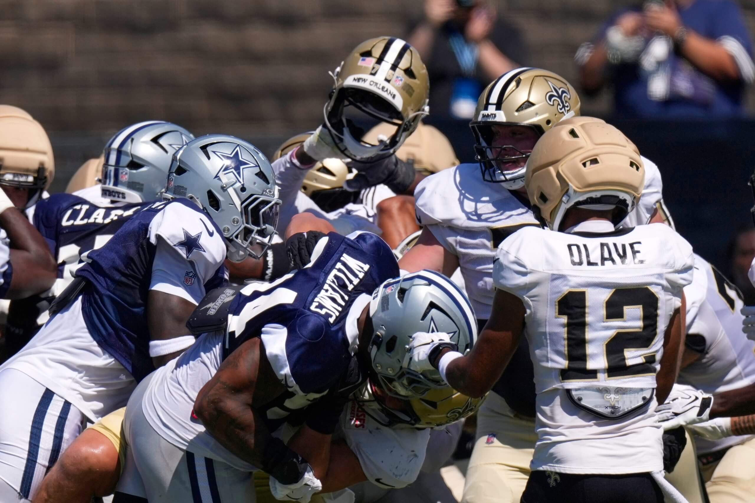 Multiple fights disrupt Cowboys-Saints joint practice, limiting quality reps