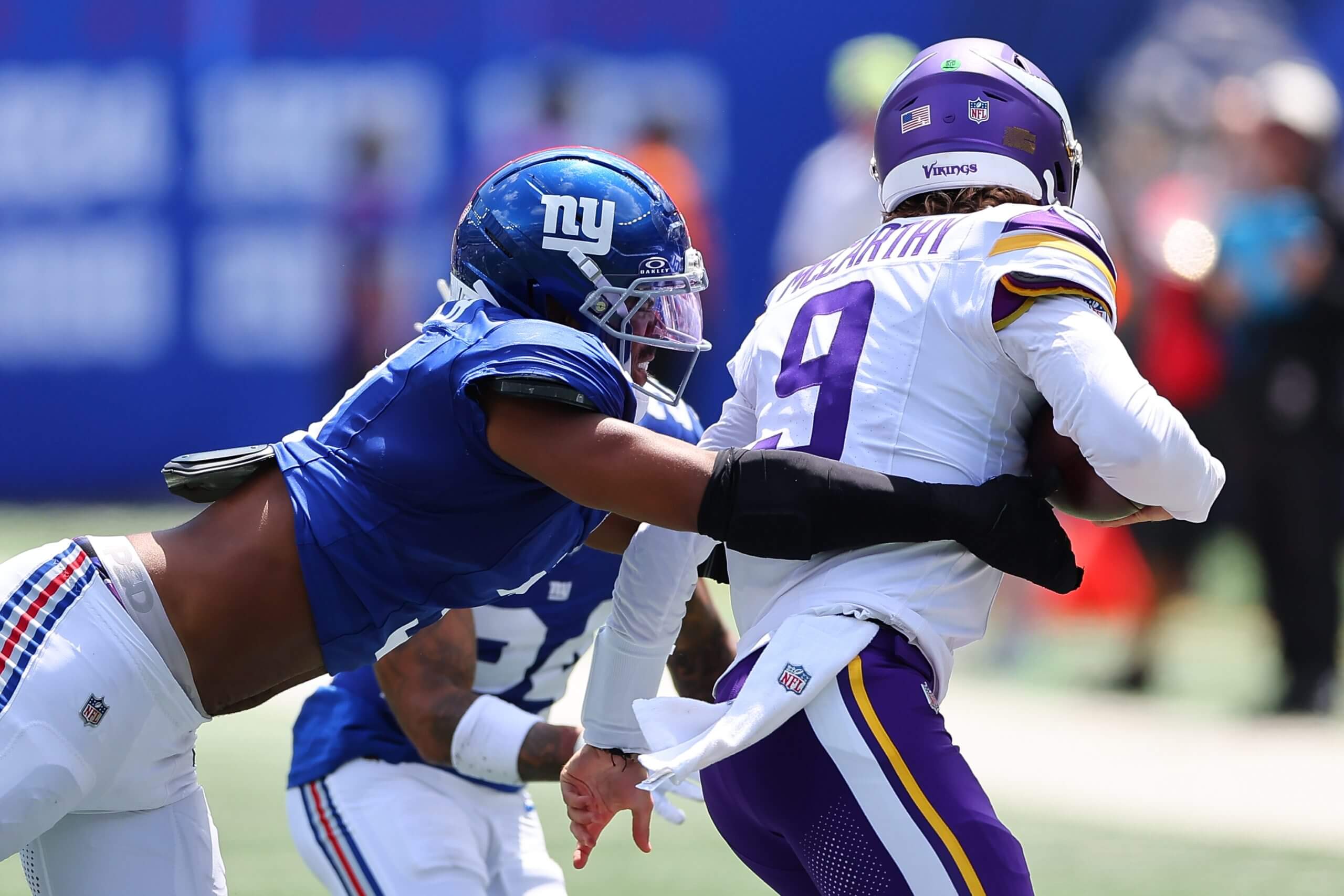 Giants' Abdul Carter says, 'I want to be the greatest of all time.' And why not?