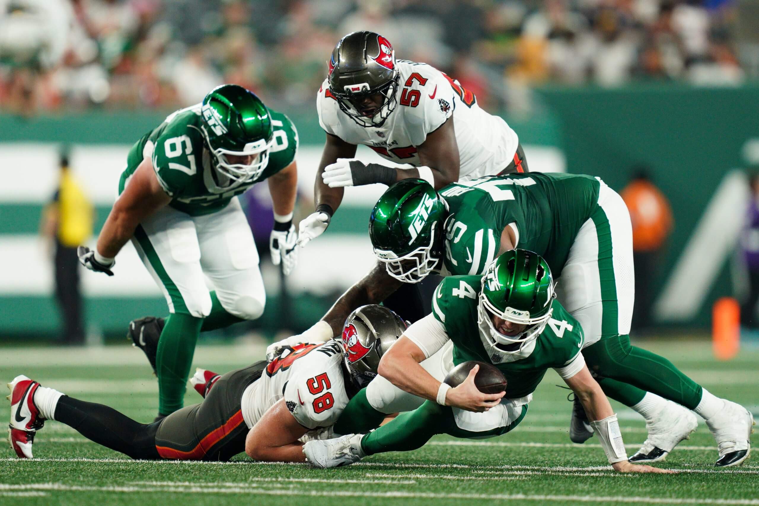 An NFL rookie had 2 sacks in preseason debut. Now he could return to college football