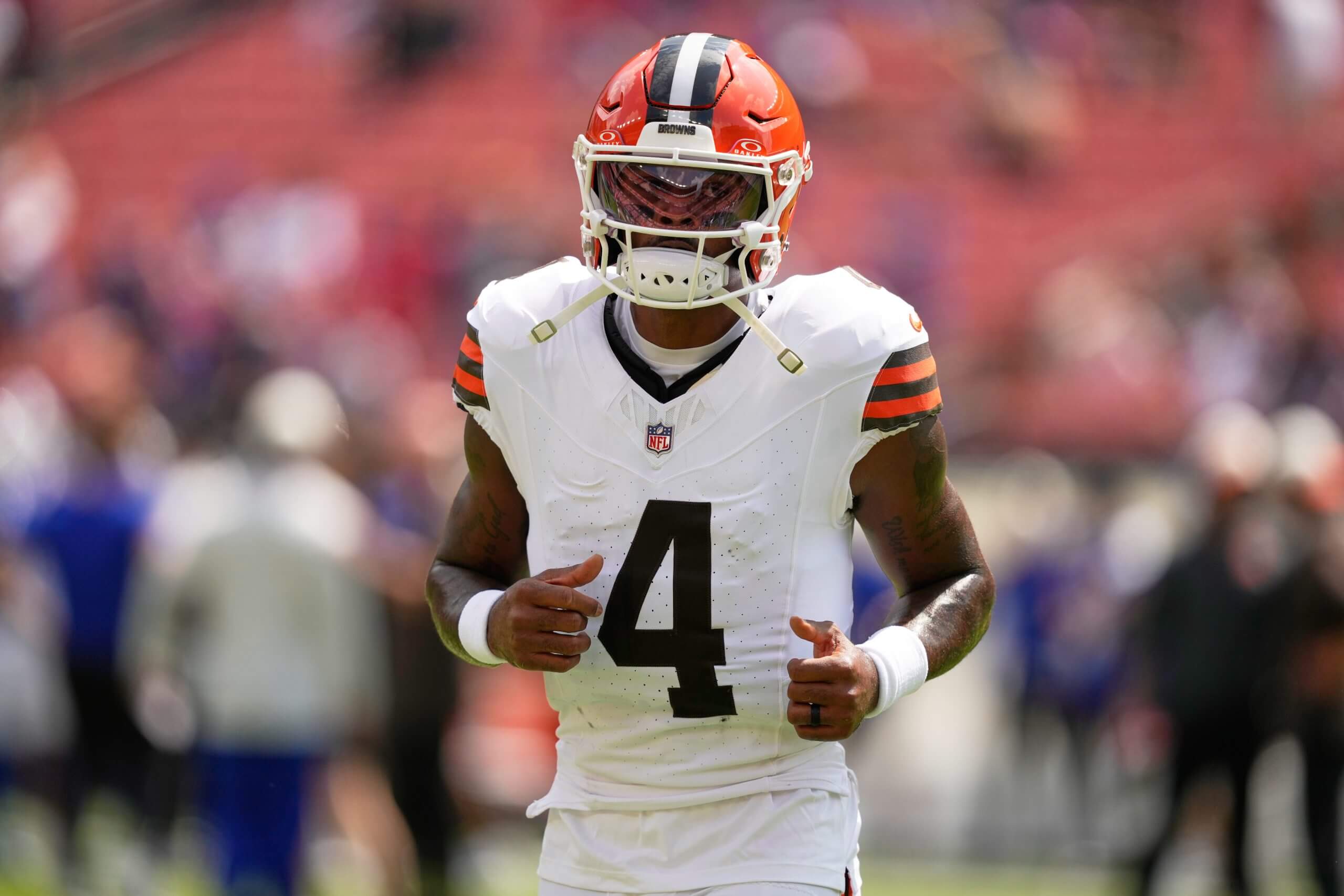 Browns fans boo Deshaun Watson during home preseason game vs. Bills