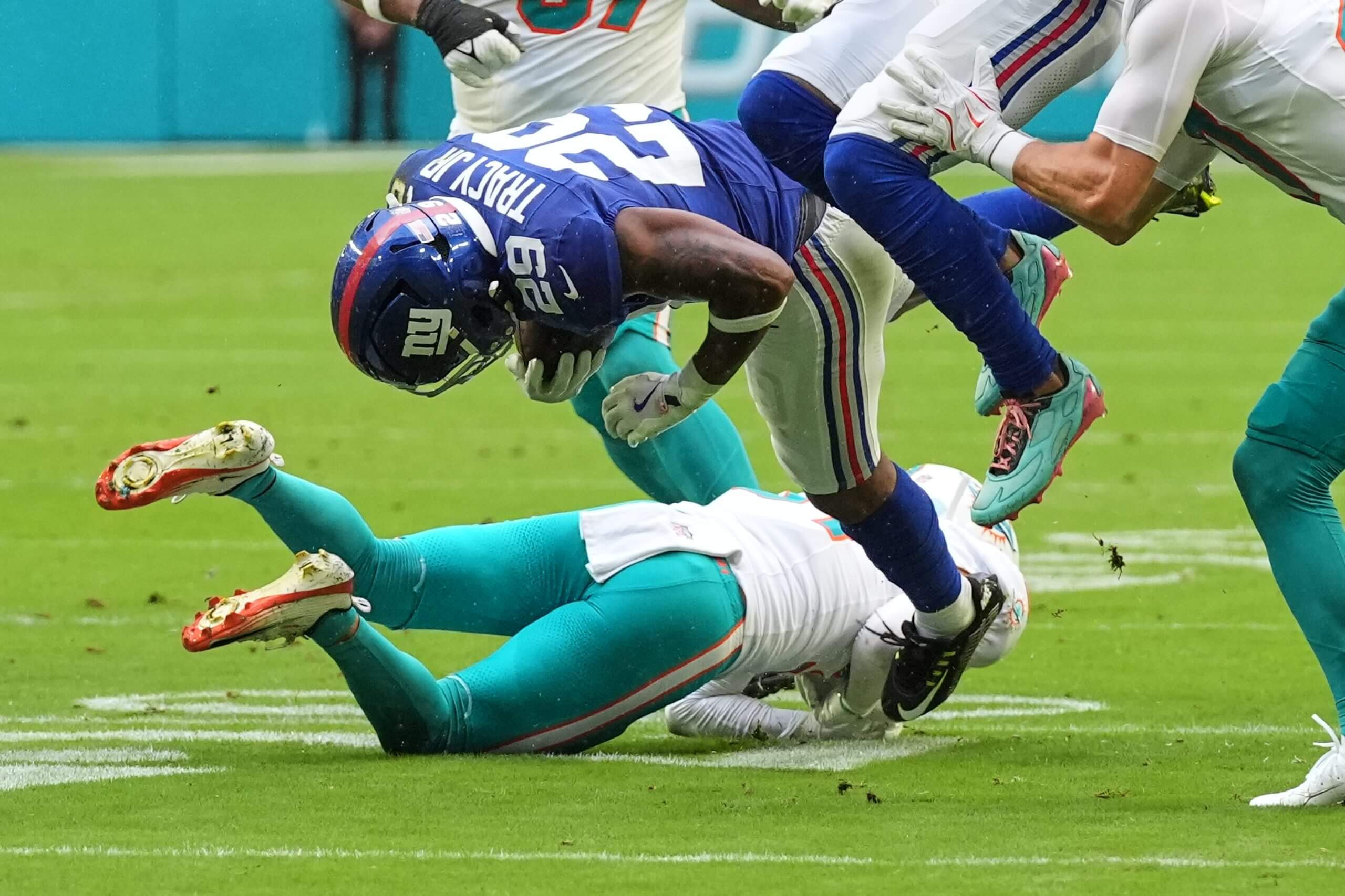 Giants stock report: Tyrone Tracy Jr.'s week goes from bad to worse