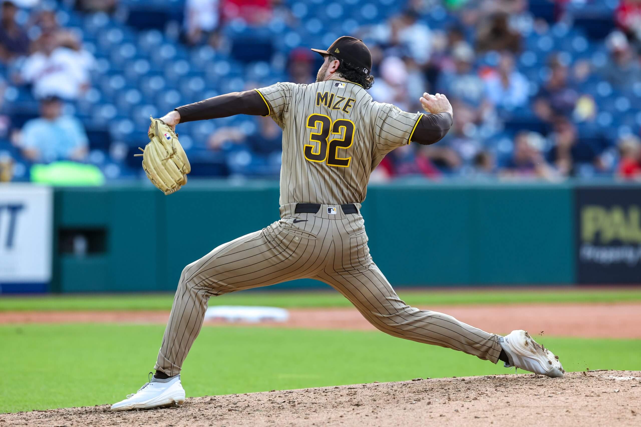 Padres' Casey Mize exits start after spraining ankle going down dugout steps