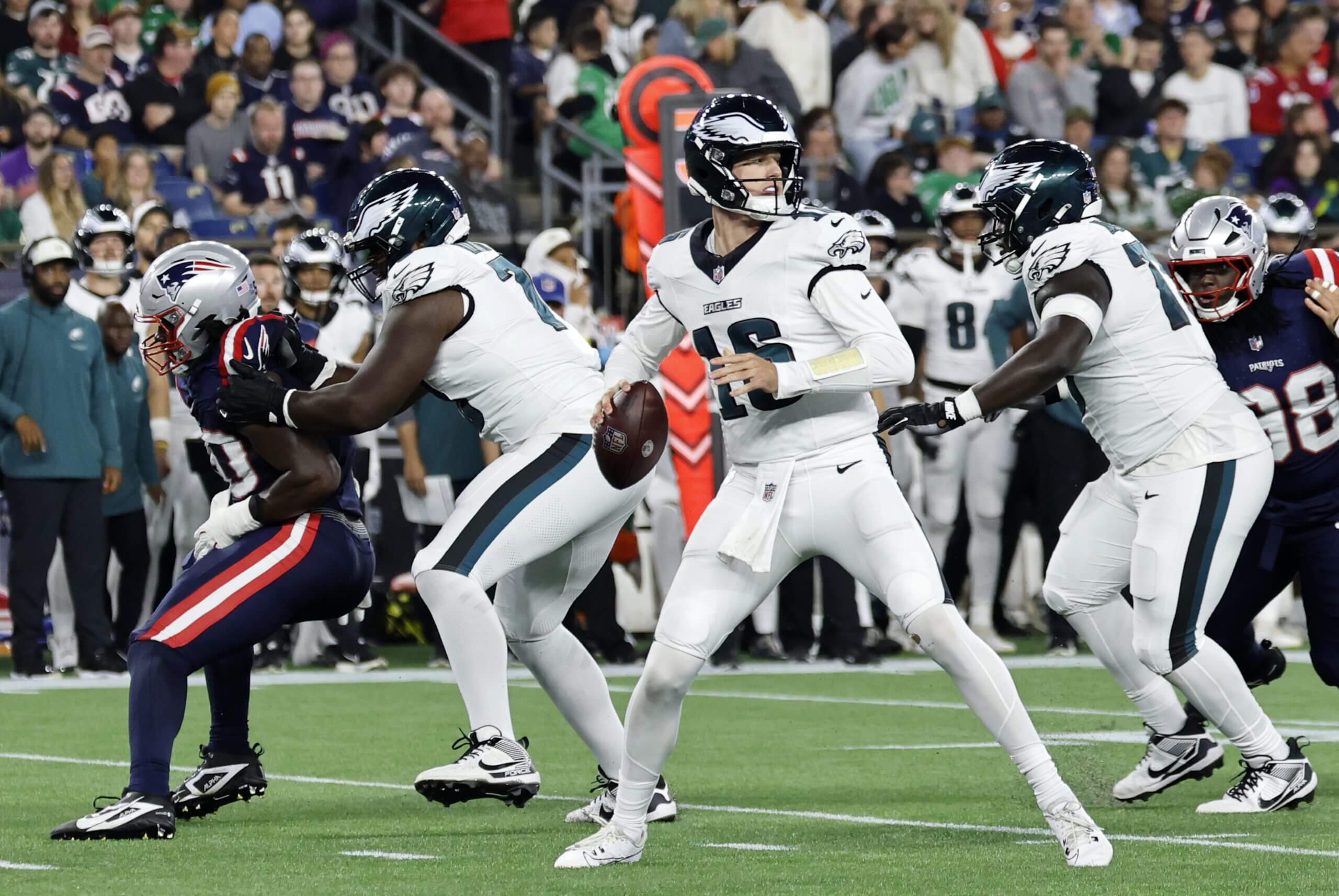 Tanner McKee makes case for Eagles' No. 2 QB, Joshua Weru pushes for roster spot