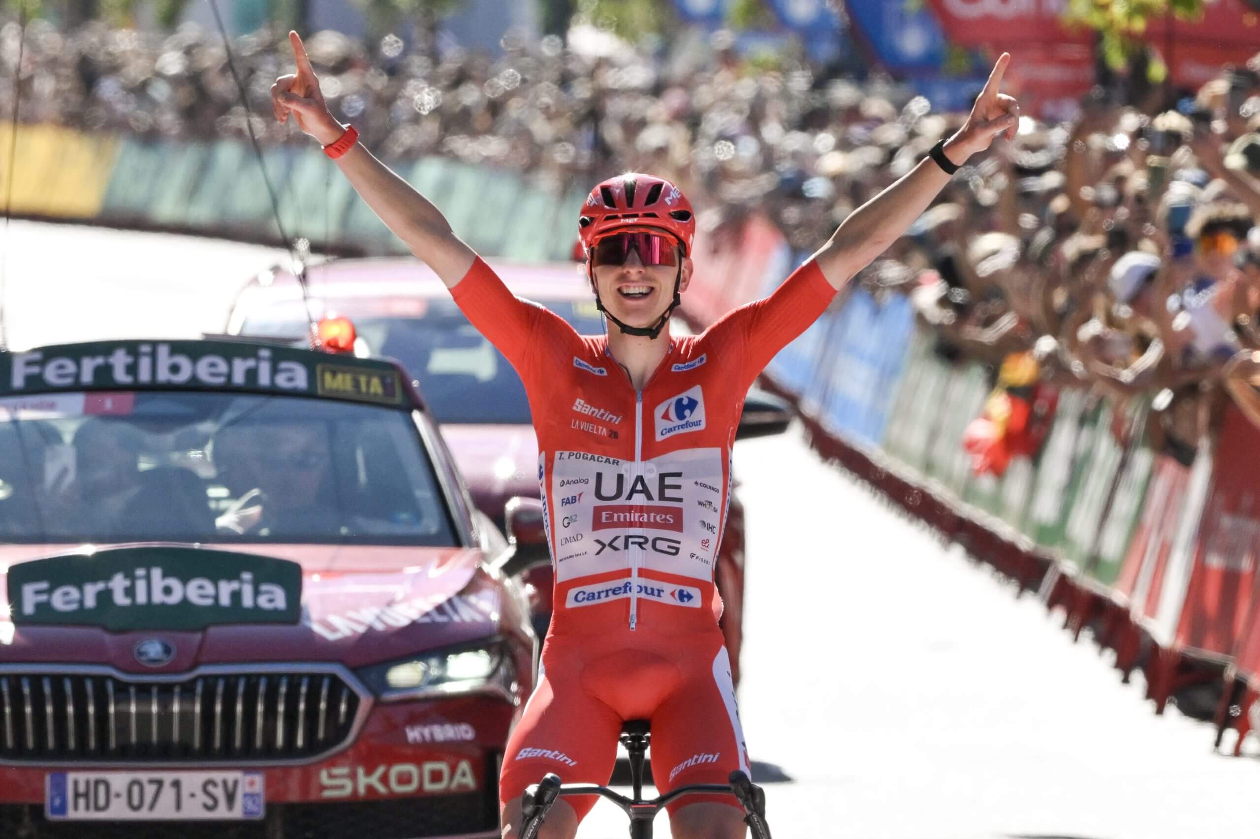 Tadej Pogacar extends Vuelta a Espana lead after record-breaking 50km solo attack