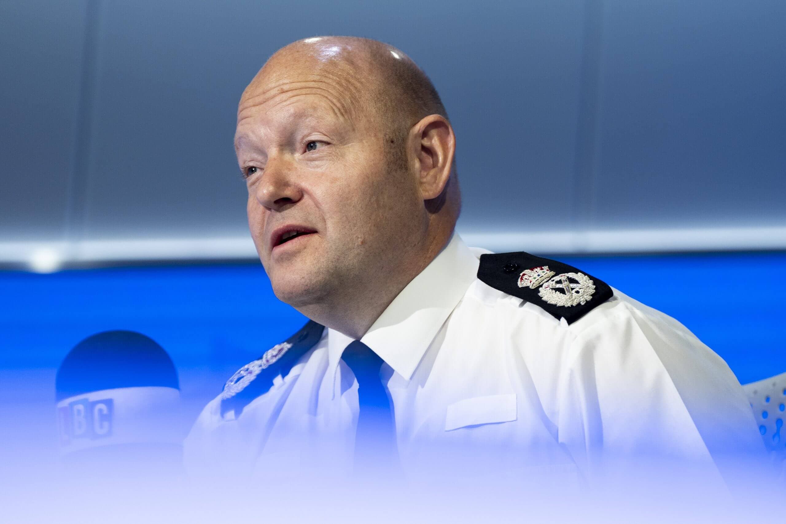 Former police chief being investigated for gross misconduct over Israeli fan ban