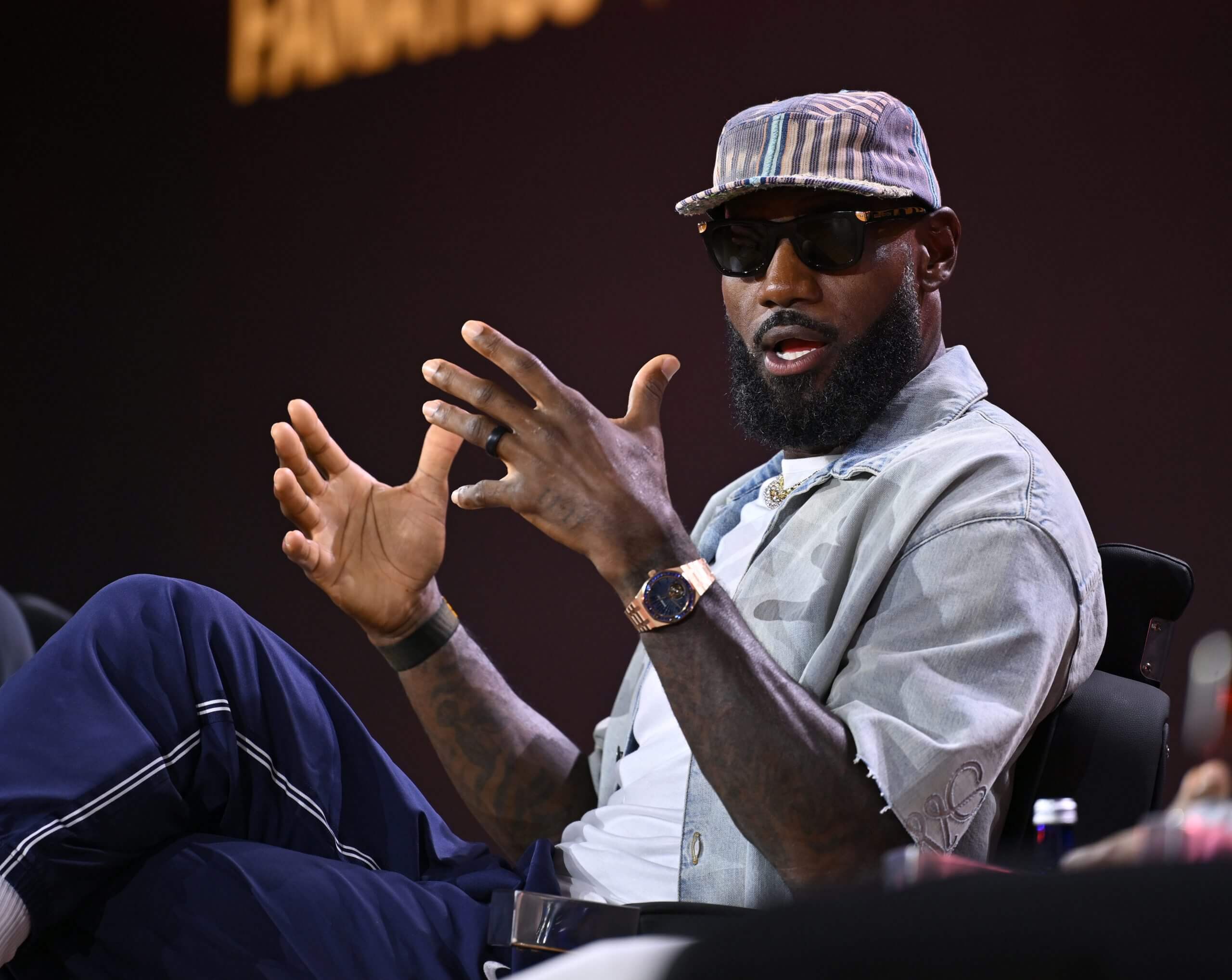 LeBron James teases partnership with Polymarket