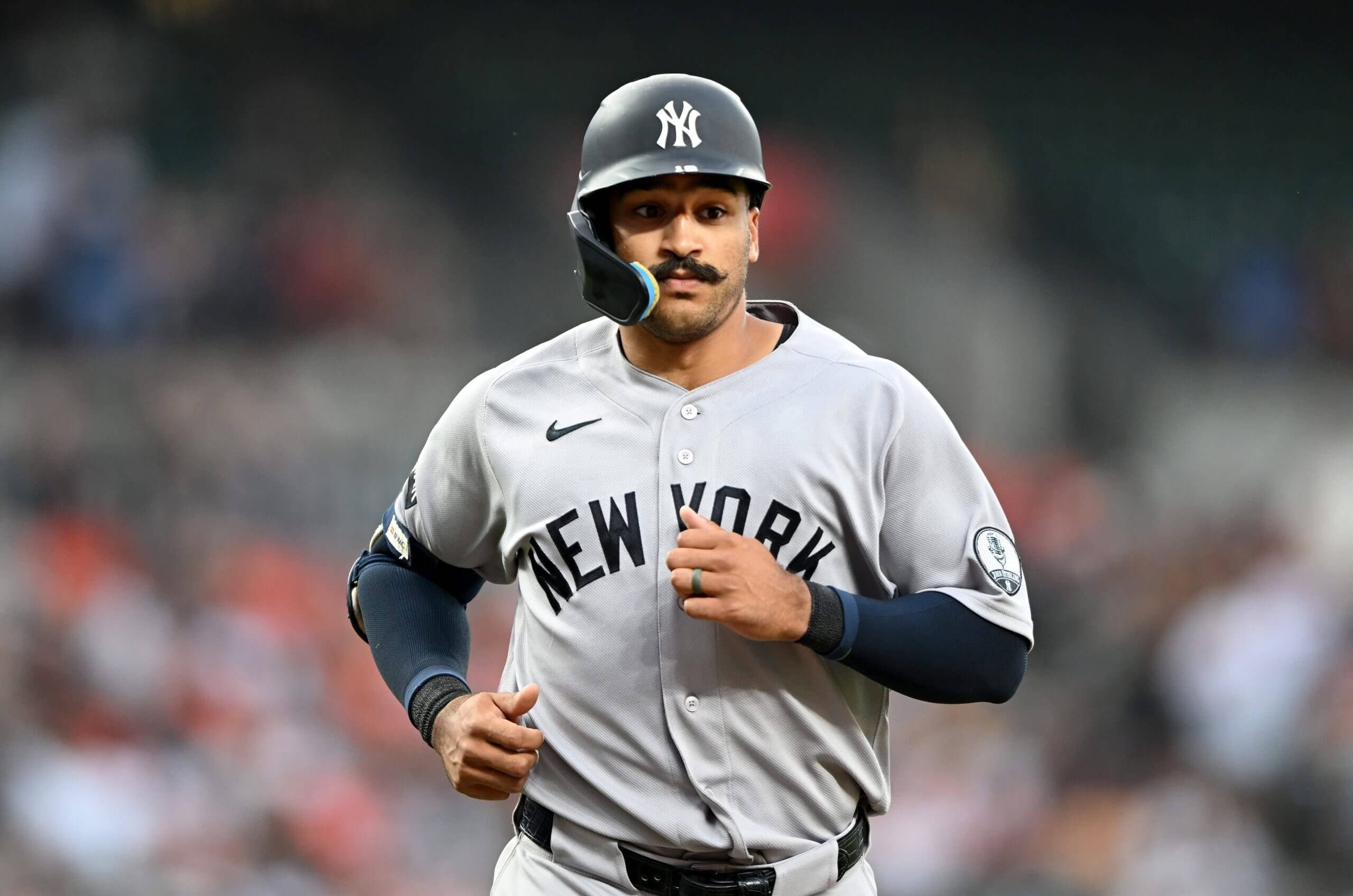 Yankees place Trent Grisham on injured list, giving Spencer Jones opportunity in CF