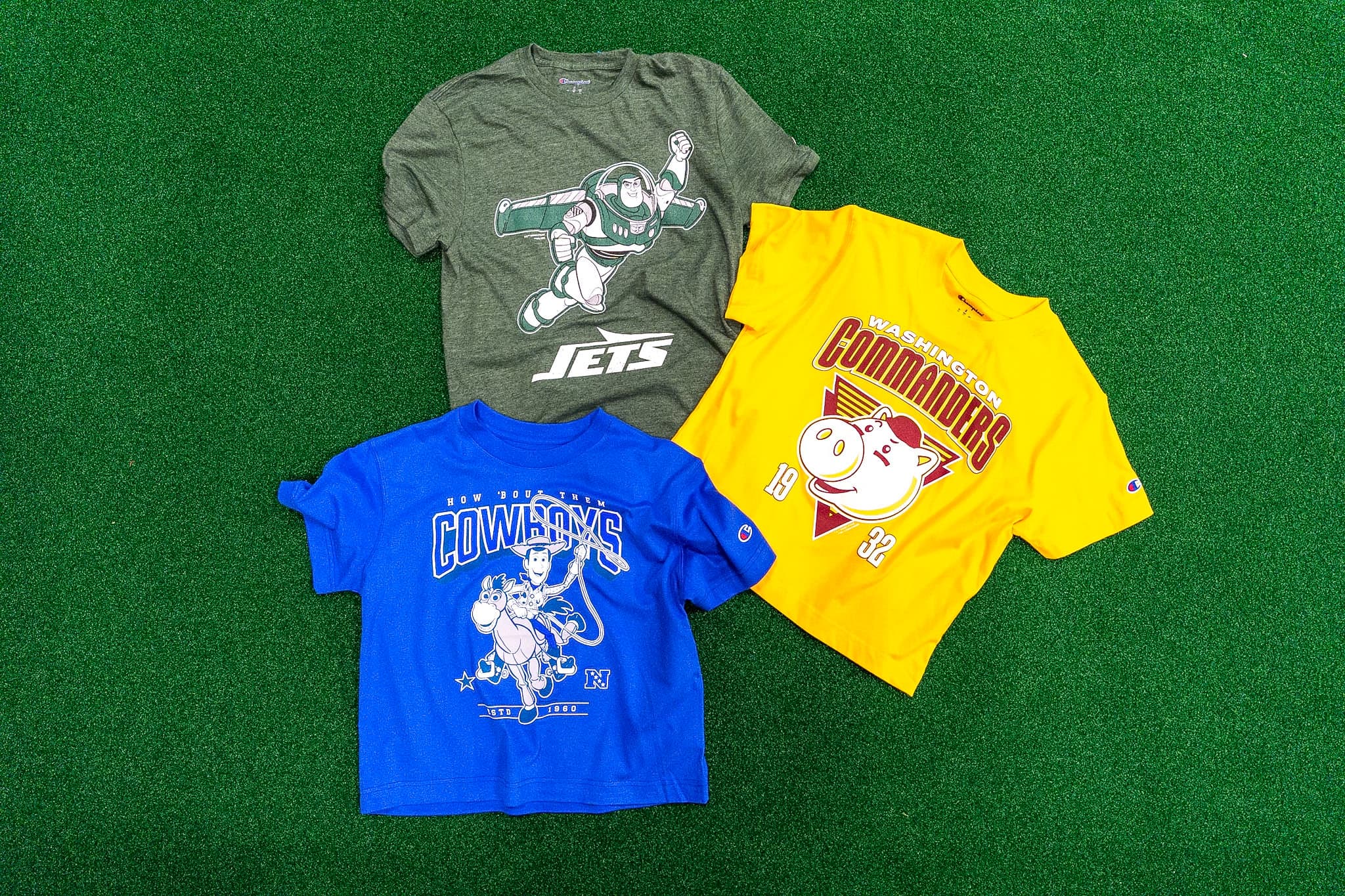 Disney and NFL Fandoms Collide in Character-Inspired Collection of Team Gear
