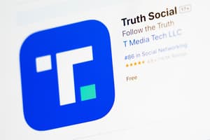 Trump sued over sale of access to Truth Social posts
