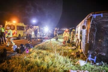 Coach carrying German school pupils crashes on A28